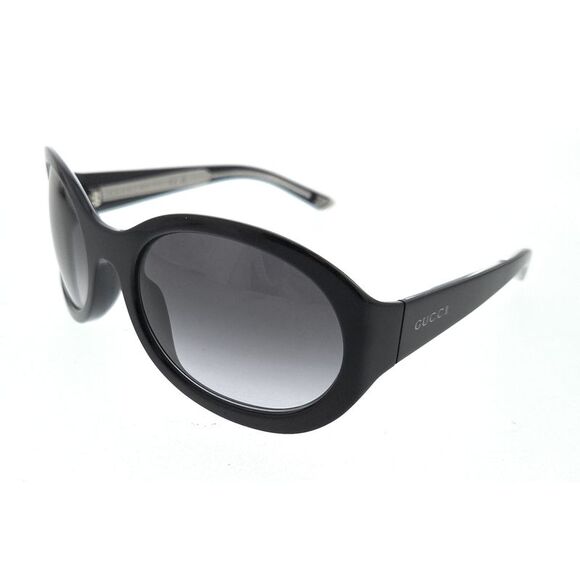 Gucci GG2012S-001 Black round Ladies Sunglasses